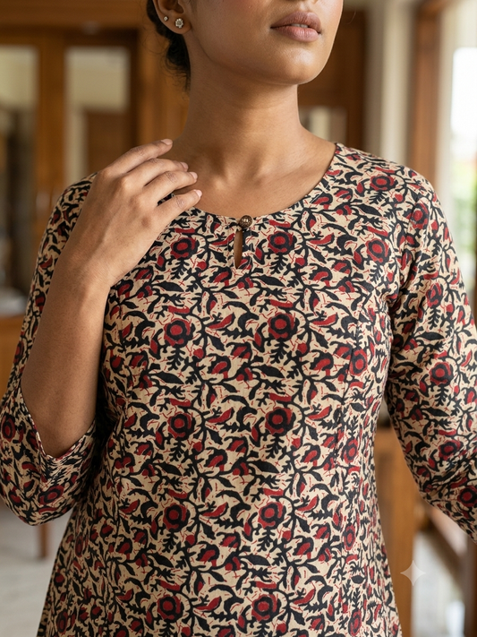 Elegant rose printed Co-ord
